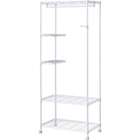 アイリスオーヤマ IRIS 108479 カラーメタル ワードローブ ラックタイプ CMWR75183W 1台