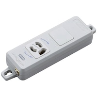 明工社 明工 横形OA用抜け止め接地タップ1コ口 ランプ、マグネット付 コードなし