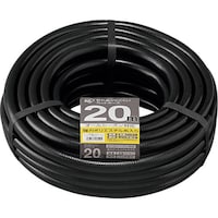 アイリスオーヤマ IRIS 290842 折れ曲がりにくいカットホースφ15×20M ブラック OMK20 1巻