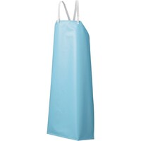 船橋 船橋 ウレタンシームレスエプロン 胸 ブルー LLサイズ