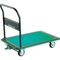 トラスコ中山 TRUSCO 固定ハンドルタイプ プレス製運搬車400KG ブレーキ付 316SEBN 1台