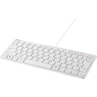 バッファロー BUFFALO USB接続 有線コンパクトキーボード ホワイト