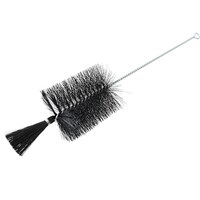 クロダブラシ クロダブラシ ビン洗いブラシ 塩ビ黒 75 4号