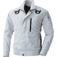 村上被服 HOOH 快適ウェア フルハーネス対応長袖ブルゾン 6L シルバーグレー