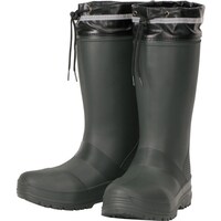 カジメイク カジメイク 6436 エアーラバーセーフティーブーツ ダークグリーン 4L