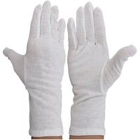ウインセス WINCESS インナー用 綿手袋 ロング(12双入り)Mサイズ