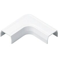 マサル工業 マサル エフモール付属品 マガリ 3号 ホワイト