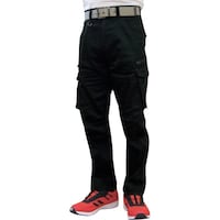 トーマセンイ TEAGLES ストレッチカーゴパンツ オリーブグリーン 91cm