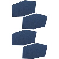 サンコー サンコー ペット用撥水タイルマット 同色40枚入 ネイビーブルー