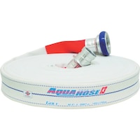 岩崎製作所 IWA 散水/消防用 1.3MPa ホース ゴルフ (内面ゴム引き)アルミ製町野式金具付(アルミ加締) 01GLF6505AK 1本