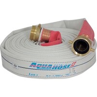 岩崎製作所 IWA 散水/消防用 1.3MPa ホース ゴルフ (内面ゴム引き)黄銅製ANSI式金具付(銅線巻) 01GLF6510ANS 1本