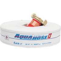 岩崎製作所 IWA 散水/消防用 1.3MPa ホース ゴルフ (内面ゴム引き)黄銅製中島式金具付(銅線巻) 01GLF6505NJS 1本