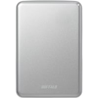 バッファロー BUFFALO USB3.1(Gen.1)対応 アルミ素材&薄型ポータブルHDD 1TB シルバー HDPUS1.0U3SVD 1個