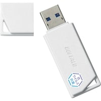 バッファロー BUFFALO USB3.2(Gen1) 抗ウイルス・抗菌USBメモリー 128GB ホワイト