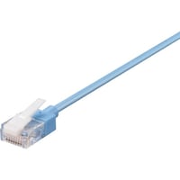 バッファロー BUFFALO ツメ折れないCat6A LANケーブル スリム 小型コネクター 5m ブルー BL6ATSM50BL 1個