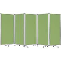 コマイ COMAI 5連スクリーンクロスグリーンワイド W4500 × H1800 TP51809BNFFEE 1台