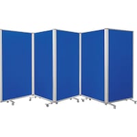 コマイ COMAI 5連スクリーンクロスブルーワイド W4500 × H1800 TP51809BNFFBB 1台