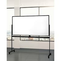 コマイ COMAI 脚付きホワイトボード ブラック脚 W1800 × H900 RBBNB36SSWW 1台