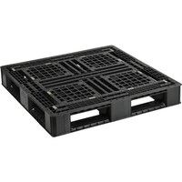 日本プラパレット NPC プラスチックパレットFA1010RR 片面四方差し 黒 FA1010RR 1枚