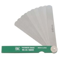 新潟精機 SK スキマゲージ シクネスゲージ 100MR カラースリーブタイプ 緑 CS100MRGR 1個