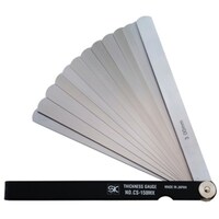 新潟精機 SK スキマゲージ シクネスゲージ 150MX カラースリーブタイプ 黒