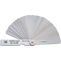 新潟精機 SK スキマゲージ シクネスゲージ 65M カラースリーブタイプ 白