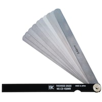 新潟精機 SK スキマゲージ シクネスゲージ 150MR カラースリーブタイプ 黒 CS150MRBK 1個