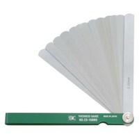 新潟精機 SK スキマゲージ シクネスゲージ 150MX カラースリーブタイプ 緑