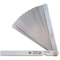 新潟精機 SK スキマゲージ シクネスゲージ 150MX カラースリーブタイプ 白 CS150MXWH 1個