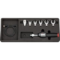 京都機械工具 KTC トルクレンチ(デジタル式) デジラチェType rechargeable(充電式)クローフット交換ヘッドセット 17ー85N・m