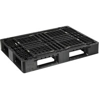 日本プラパレット NPC プラスチックパレットLA1108RR 片面四方差し 黒 LA1108RR 1枚