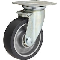 イノアック イノアック 牽引台車及び汚れ対策用キャスター アルミ芯金タイプ 旋回金具付 ウレタン CFU150AWJ 1個