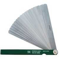 新潟精機 SK スキマゲージ シクネスゲージ 150ML カラースリーブタイプ 緑 CS150MLGR 1個