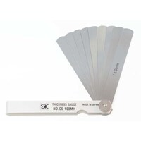 新潟精機 SK スキマゲージ シクネスゲージ 100MH カラースリーブタイプ 白 CS100MHWH 1個