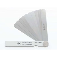 新潟精機 SK スキマゲージ シクネスゲージ 100MR カラースリーブタイプ 白 CS100MRWH 1個