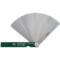 新潟精機 SK スキマゲージ シクネスゲージ 100ML カラースリーブタイプ 緑