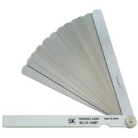 新潟精機 SK スキマゲージ シクネスゲージ 150MT カラースリーブタイプ 白 CS150MTWH 1個