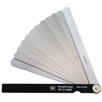 新潟精機 SK スキマゲージ シクネスゲージ 150MT カラースリーブタイプ 黒 CS150MTBK 1個