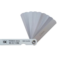 新潟精機 SK スキマゲージ シクネスゲージ 172MA カラースリーブタイプ 白 CS172MAWH 1個