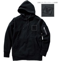 村上被服 VILEA オーバーサイズフーディー F クリスタルブラック