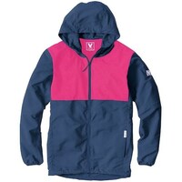 村上被服 VILEA バイカラージップパーカー M ネイビー