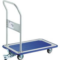 トラスコ中山 TRUSCO プレス製台車 固定式 946X646 ストッパー付 350KNS 1台