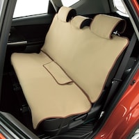 ボンフォーム BonForm カーシートカバー 防水デオ リヤ シートベルト対応 ベージュ 40252888 1個