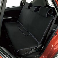 ボンフォーム BonForm カーシートカバー 防水デオ リヤ シートベルト対応 ブラックグレー