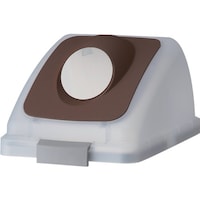 山崎産業 コンドル 屋内用屑入れ リサイクルトラッシュ SKL70用 丸穴蓋 ブラウン