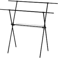 アイリスオーヤマ IRIS 100969 簡単スタイル物干し ブラック