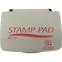 サンビー SANBY サンビー顔料系スタンプ台 小型 赤