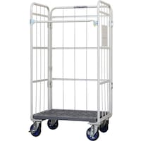 ワコーパレット ワコーパレット 床板プラスチック製カゴ車 800×600×1500 WKP8060L 1台