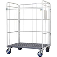 ワコーパレット ワコーパレット 床板プラスチック製カゴ車 1100×800×1500 WKP1180L 1台