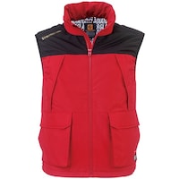 岡潮 岡潮 電熱ベスト+モバイルバッテリー10,000mAhセット G8049 レッド 4L